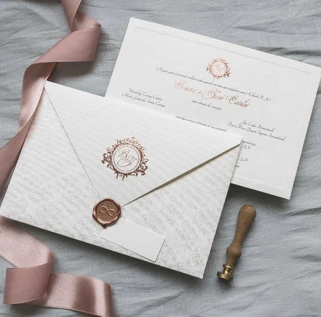 Convite de casamento